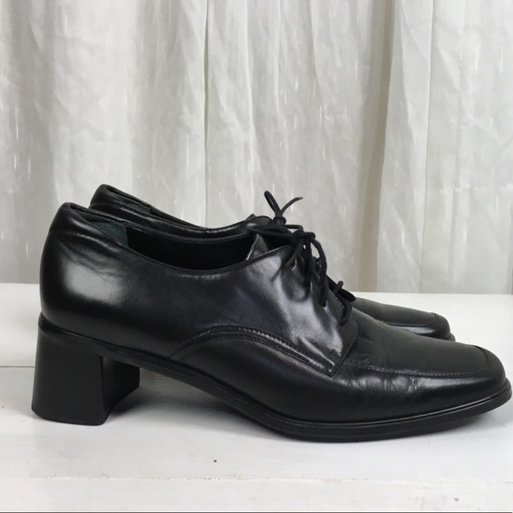 Rockport Shoes - 🇧🇷 Rockport Leather Oxford With Heel